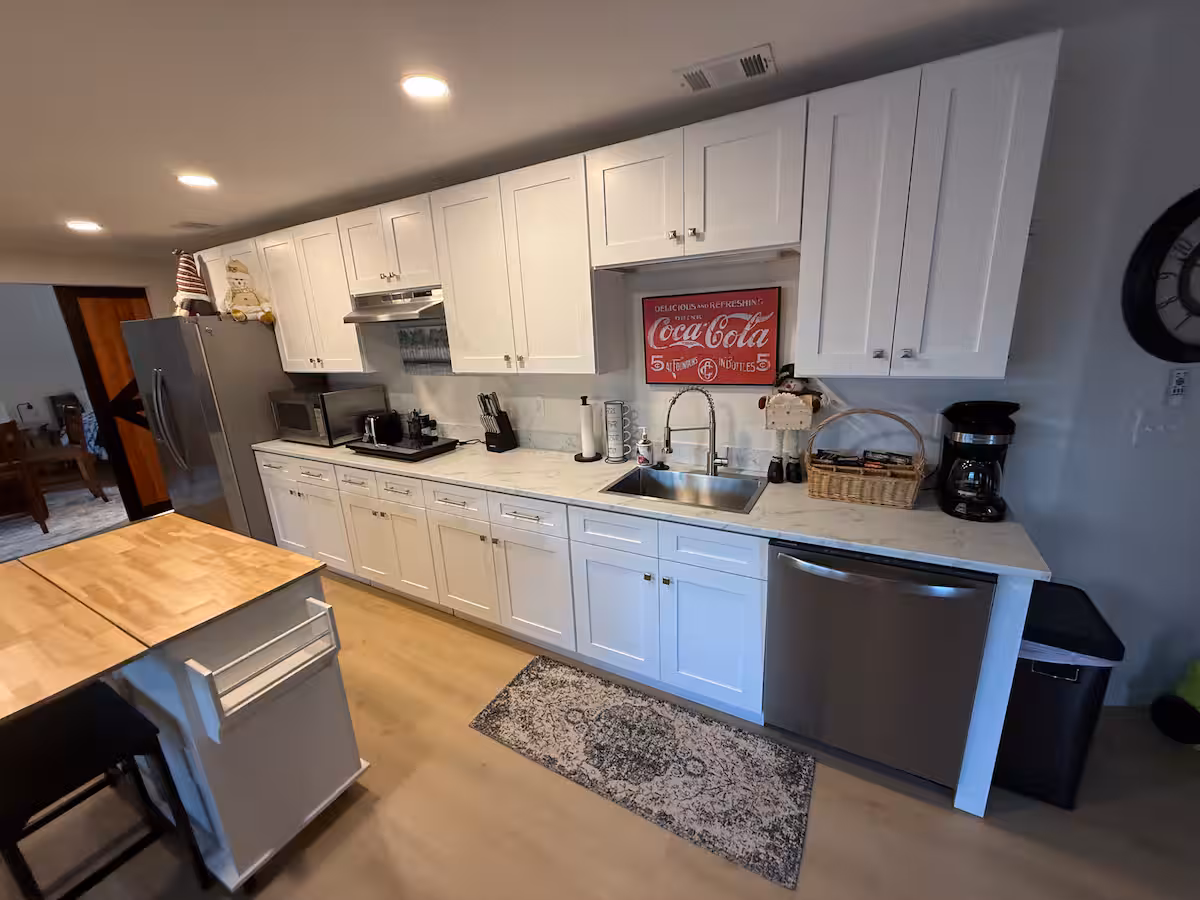 Upstairs kitchen