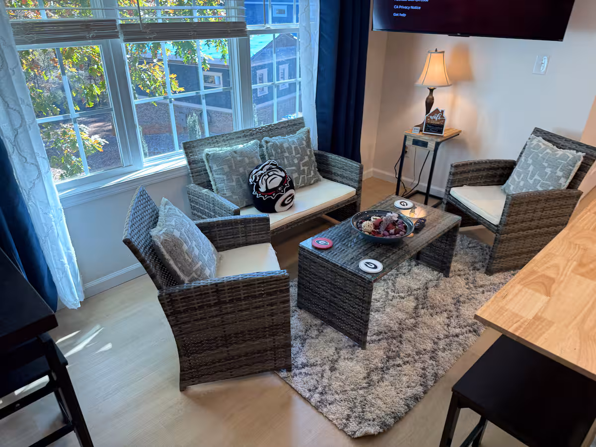Upstairs sitting area